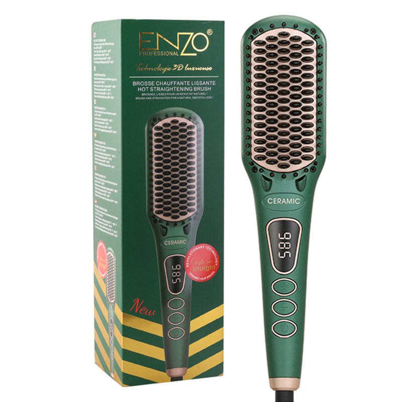 ✨ Enzo فرشاة فرد الشعر 4105 – مشط حراري 3D ✨ - الصورة 6